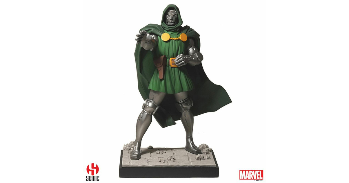 Statuette Marvel Héritage – Dr Doom (Fatalis) Par Semic – Édition Limitée 399 Ex – Résine